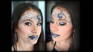 spider queen makeup and face painting