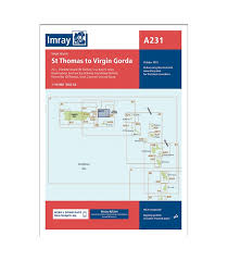 Imray Chart A231 St Thomas To Virgin Gorda 2019 Edition