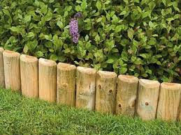 log roll garden borders