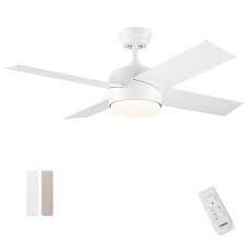 matte white ceiling fan