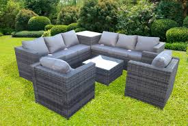 8 Seater Rattan Garden Furniture Set