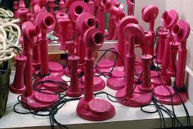 pink candlestick phones eric hart s