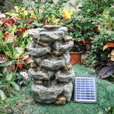Solar Powered Garden Patio Water