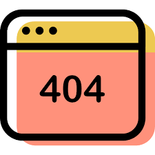 browser 404 error seo web icons