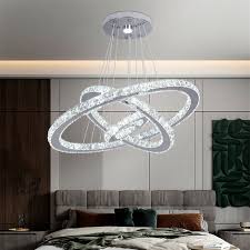 modern led pendant lights crystal