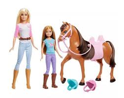 horse riding dolls and horse playset