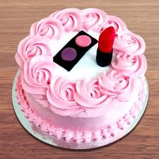 send makeup theme cake for s