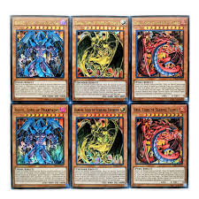 Sacred beasts aims to restore the sacred beasts theme to a full fledged deck first up is the dark beckoning beast, which searches your deck for any sacred beast or a card that lists. 3pcs Set Yu Gi Oh Egyptian God Sacred Beast Sr English Diy Toys Hobbies Hobby Collectibles Game Collection Anime Cards Game Collection Cards Aliexpress