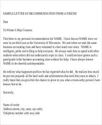 Professional Reference Letter Sample 8 Examples In Word Pdf