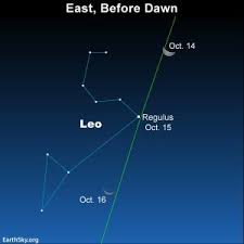 Moon Occults Regulus On October 15 Sky Archive Earthsky