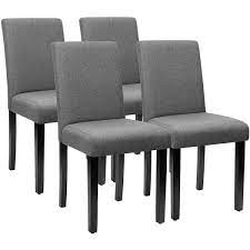 lacoo gray dining chairs fabric