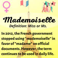madame or mademoiselle the answer