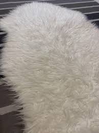 ikea faux fur rug carpet furniture