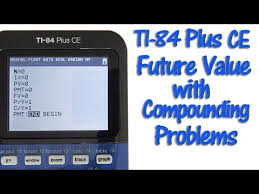 Ti 84 Plus Ce Future Value With
