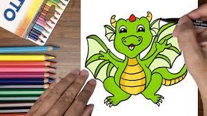 Dạy bé tập vẽ con rồng - YouTube