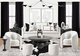 black and white home decor the