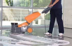 hard floor cleaning service in