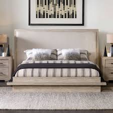 Westwood Upholstered Bed Weathered Oak