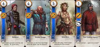 the witcher 3 gwent cards list