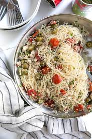 Fresh herbs are a must here! 15 Minute Angel Hair Pasta Recipe With Chicken The Forked Spoon