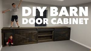 diy barn door cabinets you