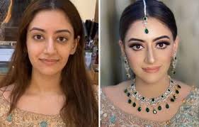 indian brides makeup transformations