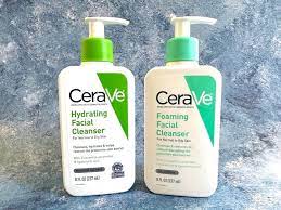 cerave hydrating cleanser vs foaming