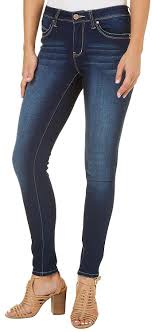 Ymi Wannabettabutt Mid Rise Denim Skinny Jeans Resin Heavy Grinding