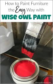 How To Paint Furniture The Easy Way