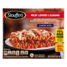 meat lasagna large size frozen