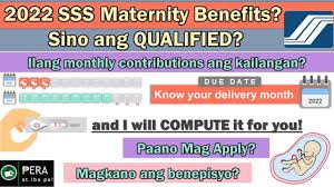 sss maternity qualifying period 2022
