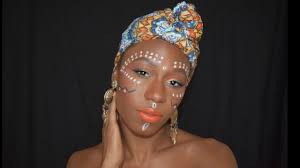 african tribal inspired makeup you