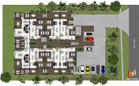 2nd Level 2d Colour Floor Plan For A 4
