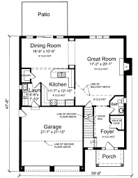 3 Bedroom Narrow Lot House Plan
