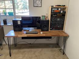 And, as this project shows, they also can be a savvy diy solution to. Diy Butcher Block W Hairpin Legs Musicbattlestations