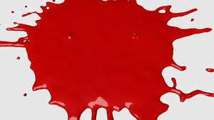 Red Paint Splatter 3D Simulation | Stock Video | Pond5