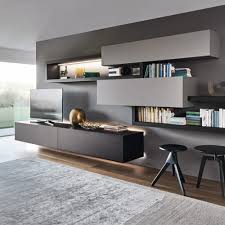 Lampo Modern Wall Unit For Living Room