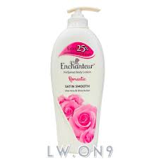 enchanteur perfumed body lotion satin