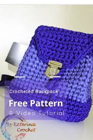 crocheted backpack bykaterina
