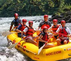 Grumpy's ledge will be the first rapid for you to take on! Ocoee River Rafting Middle Ocoee Nantahala Outdoor Center