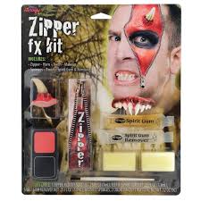 deluxe zipper fx devil makeup
