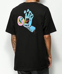 Odd Future X Santa Cruz Screaming Hand Black T Shirt