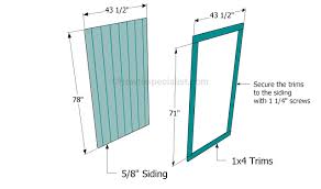 building a shed door howtospecialist