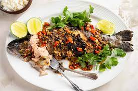 thai whole fish recipe with coriander