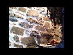 Pointing A Stone Wall In Lime Mortar