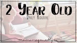 A Realistic 2 Year Old Routine Mamameganallysa