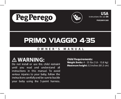 User Manual Peg Perego Primo Viaggio 4