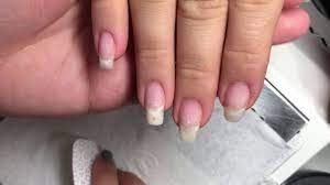 how to add acrylic to natural nail to