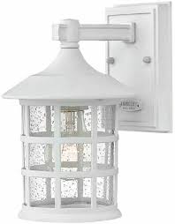 Hinkley 1800cw Led Freeport Classic White Led Outdoor Wall Light Sconce Hin 1800cw Led