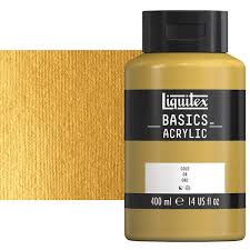 Liquitex Basics Acrylic Paint 400ml Gold